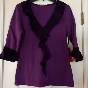 Purple Large Barbara Lesser Blouse